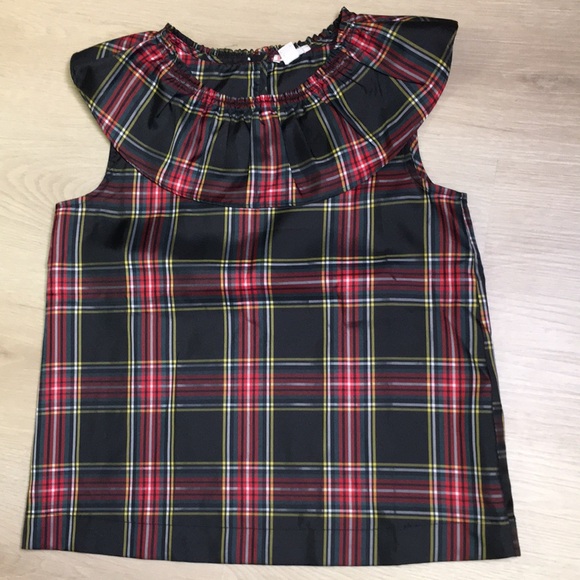 Crewcuts Other - Crewcuts J. Crew Holiday Plaid Sleeveless Top Girl’s size 14